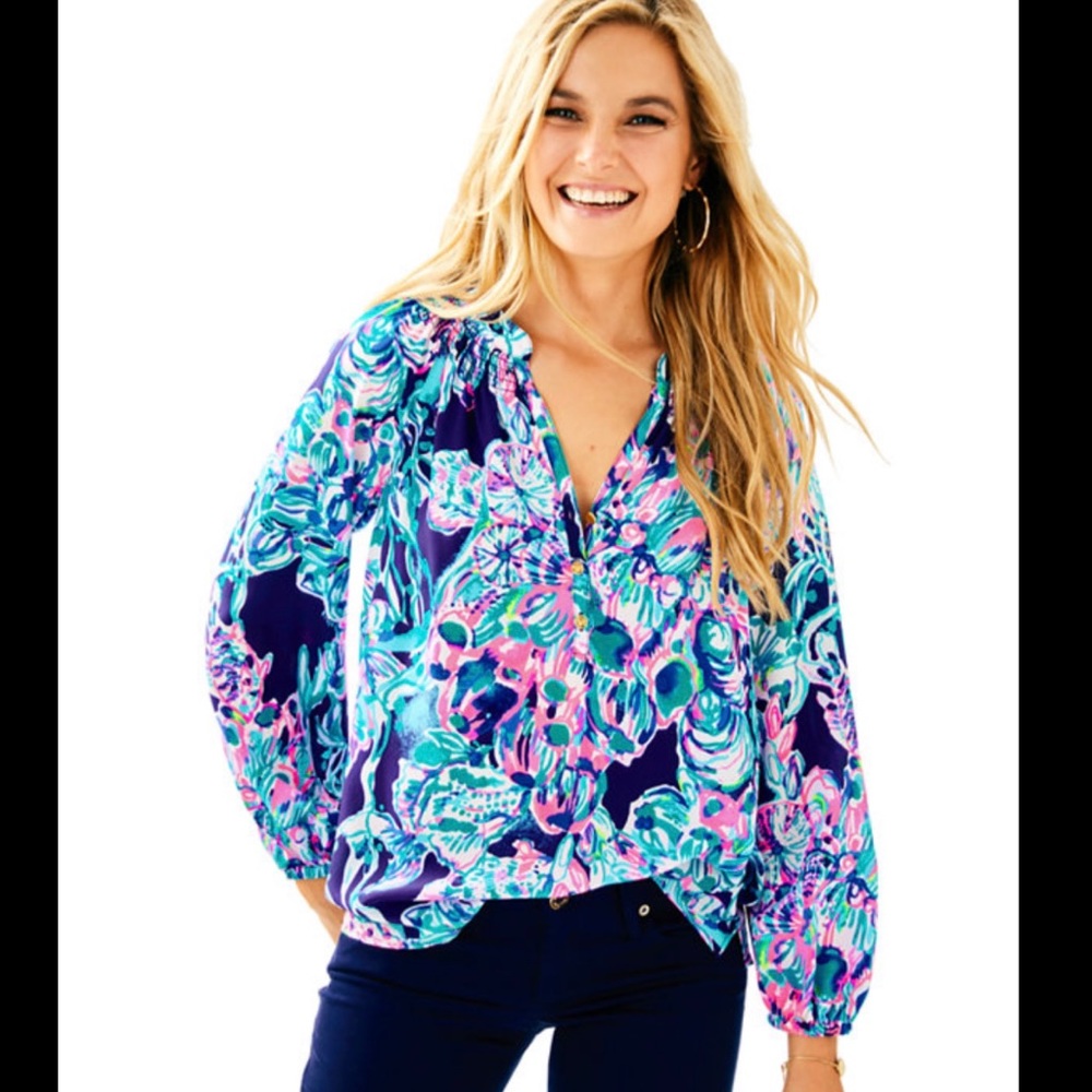 Lilly Pulitzer Elsa Top Size Small